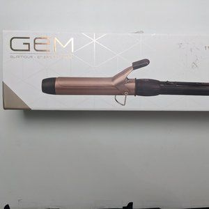 NEW IN BOX GEM CURL DESIGN 1 1/4" CERAMIC CURLING IRON